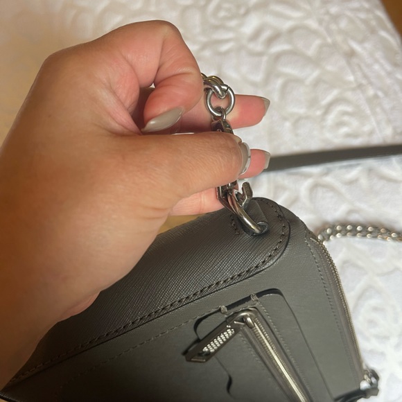 REBECCA MINKOFF | Grey and Silver Cross Body Purse - Picture 5 of 12